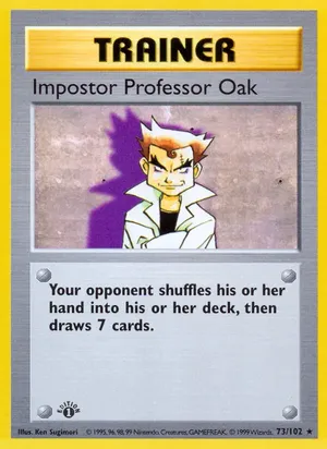 Impostor Professor Oak - Ken Sugimori