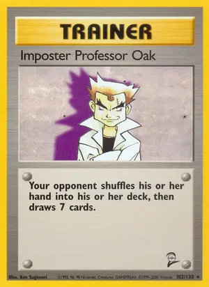 Impostor Professor Oak - Ken Sugimori