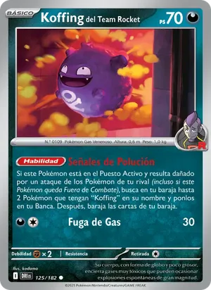 Koffing del Team Rocket