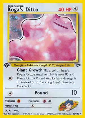 Koga's Ditto - Ken Sugimori