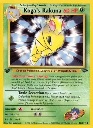 Koga's Kakuna - Ken Sugimori