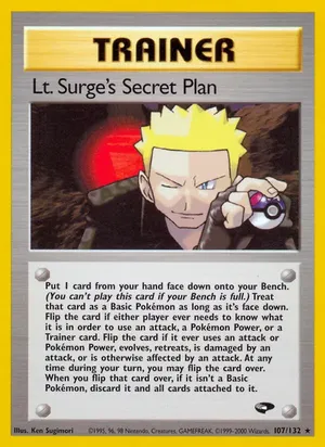 Lt. Surge's Secret Plan - Ken Sugimori