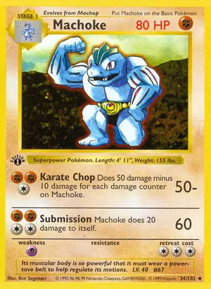 Machoke - Ken Sugimori