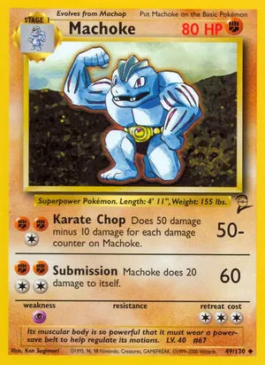 Machoke - Ken Sugimori