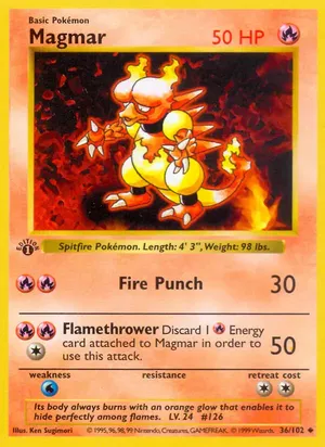 Magmar - Ken Sugimori