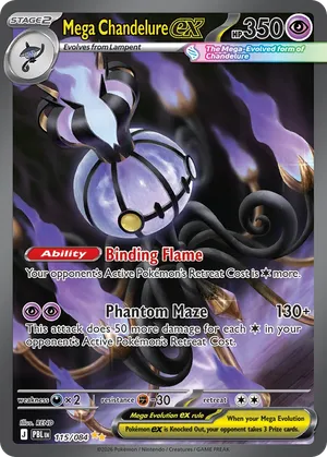 Mega Chandelure-ex image