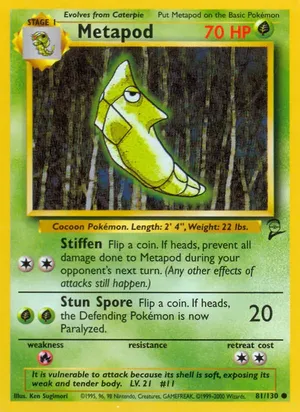 Metapod - Ken Sugimori