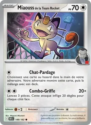 Miaouss de la Team Rocket