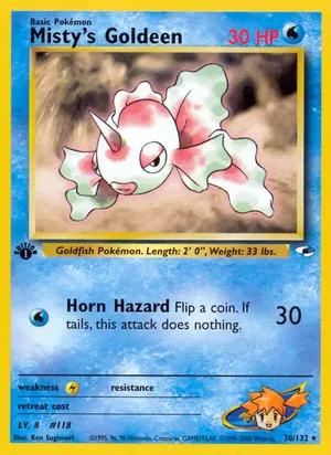 Misty's Goldeen - Ken Sugimori