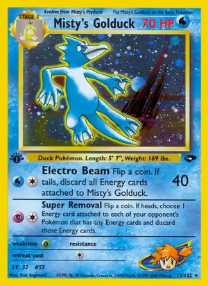 Misty's Golduck - Ken Sugimori