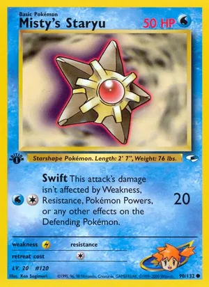 Misty's Staryu - Ken Sugimori