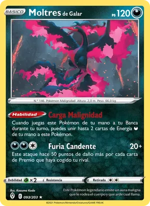 Moltres de Galar