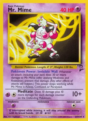 Mr. Mime - Ken Sugimori