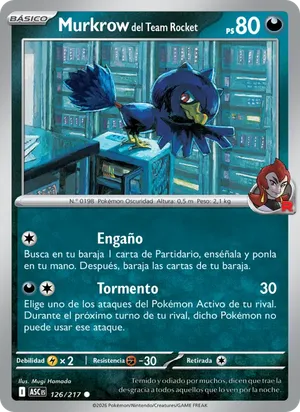 Murkrow del Team Rocket