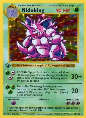 Nidoking - Ken Sugimori