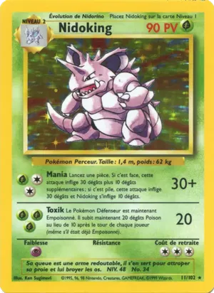 Nidoking - Ken Sugimori