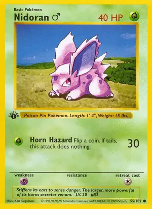 Nidoran - Ken Sugimori