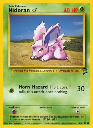 Nidoran♂ - Ken Sugimori