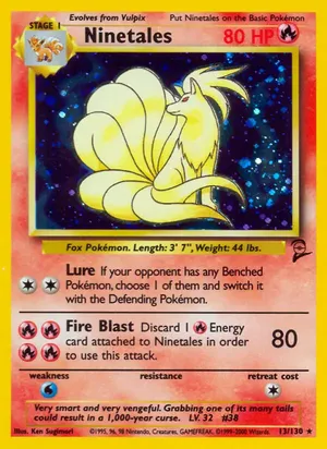 Ninetales - Ken Sugimori