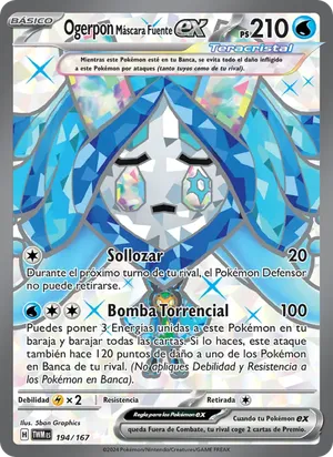Ogerpon Máscara Fuente ex