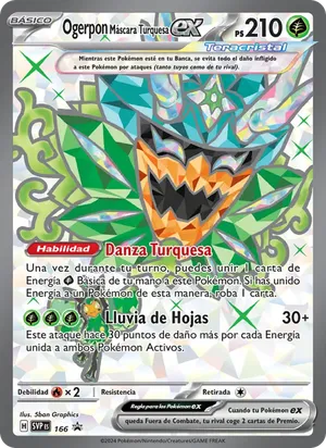 Ogerpon Máscara Turquesa ex - 5ban Graphics