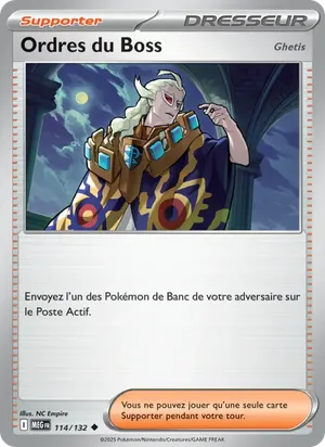 Ordres du Boss