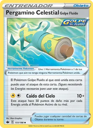 Pergamino Celestial Golpe Fluido - 5ban Graphics