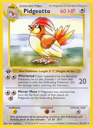 Pidgeotto - Ken Sugimori