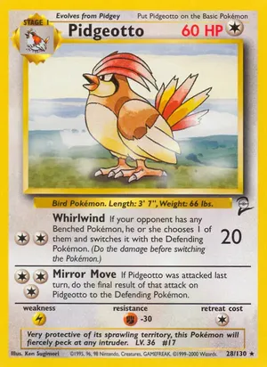 Pidgeotto - Ken Sugimori