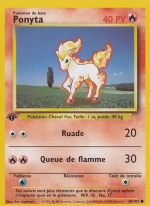 Ponyta - Ken Sugimori