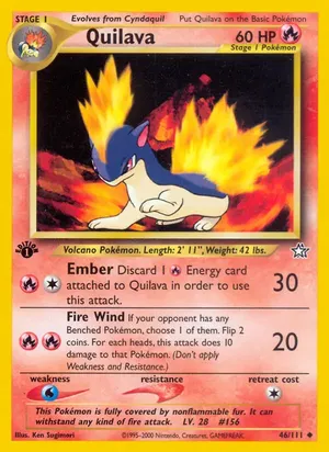 Quilava - Ken Sugimori