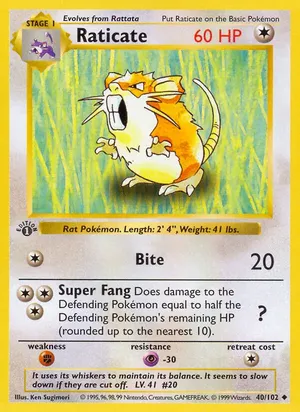 Raticate - Ken Sugimori
