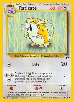 Raticate - Ken Sugimori