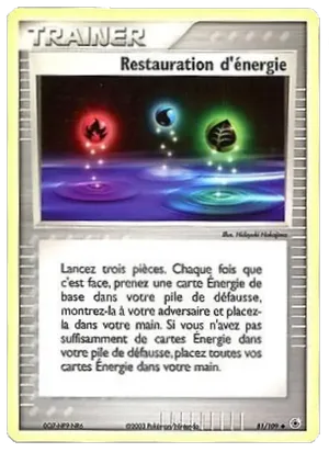 Restauration d'énergie image