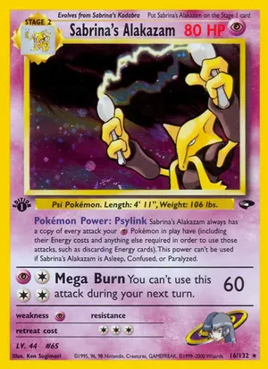 Sabrina's Alakazam - Ken Sugimori