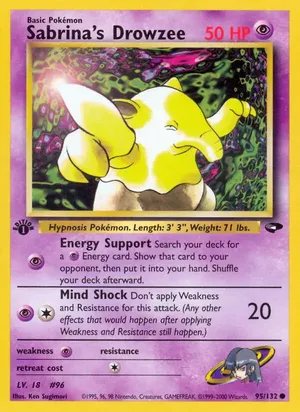 Sabrina's Drowzee - Ken Sugimori