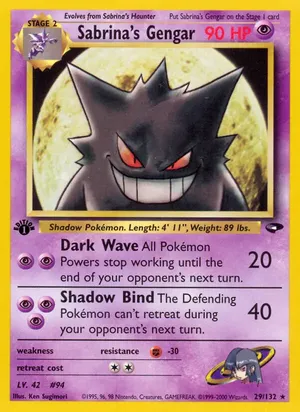 Sabrina's Gengar - Ken Sugimori