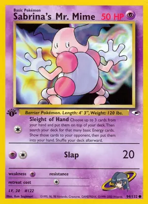 Sabrina's Mr. Mime - Ken Sugimori