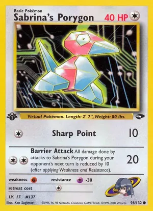Sabrina's Porygon - Ken Sugimori