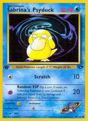 Sabrina's Psyduck - Ken Sugimori