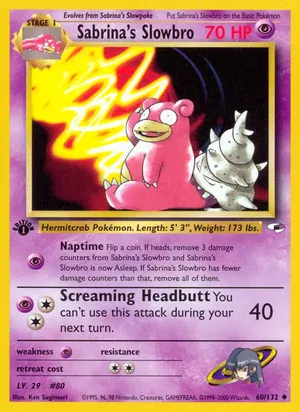 Sabrina's Slowbro - Ken Sugimori