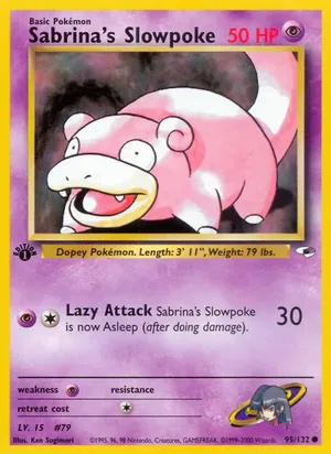 Sabrina's Slowpoke - Ken Sugimori