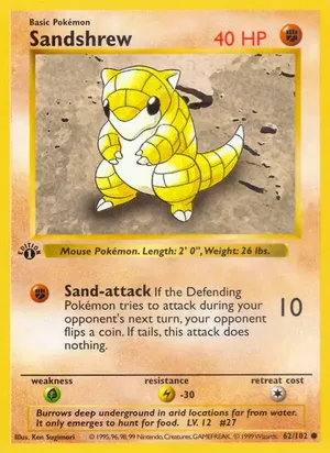 Sandshrew - Ken Sugimori