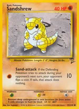 Sandshrew - Ken Sugimori