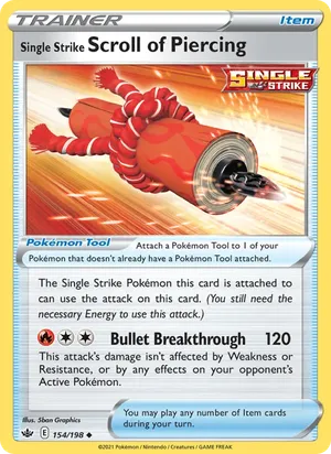 Single Strike Scroll of Piercing - 5ban Graphics