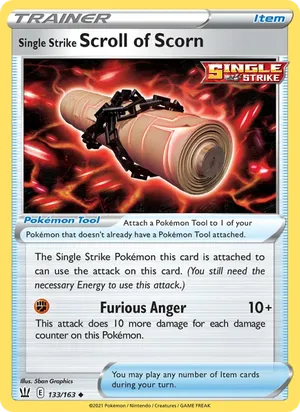 Single Strike Scroll of Scorn - 5ban Graphics