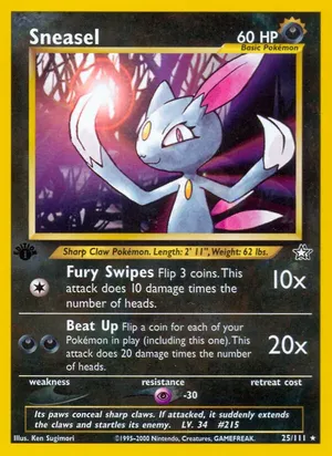 Sneasel - Ken Sugimori