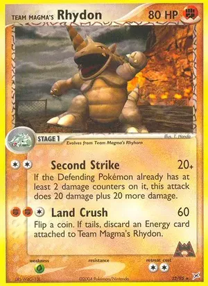 Team Magma's Rhydon image
