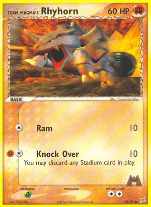 Team Magma's Rhyhorn image