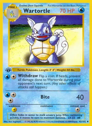 Wartortle - Ken Sugimori